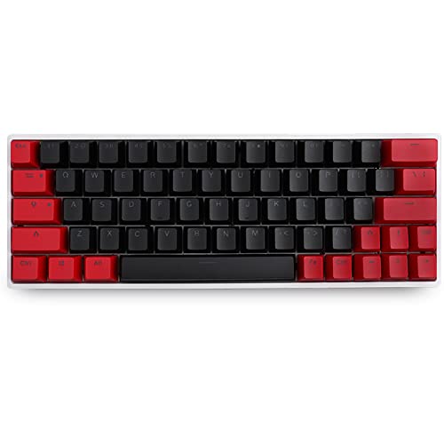 KEEZSHOP Keycaps, 64 Keycaps Backlight Mechanische Tastatur PBT Keycaps für GK64 / SK64 Keyboard Keys(nur Keycaps von KEEZSHOP