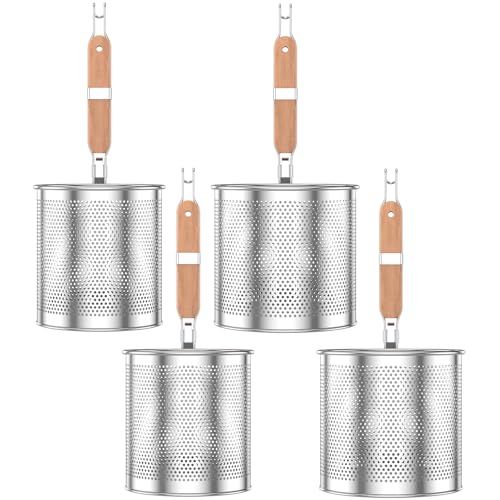 3 Stück Nudelkorb Edelstahl 2 Größen Mikroperforiertem Edelstahl Pasta Korb mit Holzgriff Nudelkorb Groß Nudelkorbsieb Pasta Koch Korb für Zuhause Küche Hot Pot Braten Salat 3 Stück Nudelkorb Edelstahl 2 Größen Mikroperforiertem Edelstahl Pasta Korb mit Holzgriff Nudelkorb Groß Nudelkorbsieb Pasta Koch Korb für Zuhause Küche Hot Pot Braten Salat von KEGAJEGA