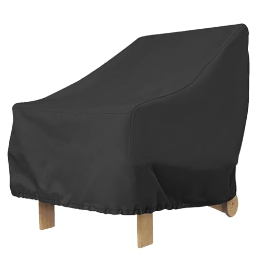 KEGAJEGA Adirondack Stuhlabdeckung 80×85×91cm Schutzhülle Gartenstühle 210D Schutzhülle Wasserdicht Anti-UV Abdeckung Gartenstühle für Balkonstühle Stapelstühle Gartenstühle von KEGAJEGA