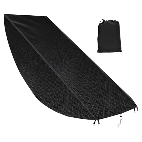 KEGAJEGA Gartenliege Abdeckung 166x65x62cm Abdeckhauben für Liegen Polyester Wasserfeste Winddicht UV-Beständige Schutzhülle Gartenliege für Liegestuhl Schaukelstuhl Klappliegestuhl Gartenstuhl von KEGAJEGA