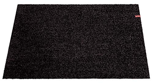 Keilbach, Fußmatte Bravo.Black, maschinenwaschbar, 87 x 57 cm, nur 9 mm dick, hochwertiger Flor von Keilbach