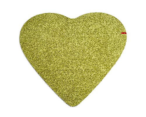 Keilbach Amore.Green Fußmatte, Schmutzmatte, Schuhabstreifer, Polyamidfasern mit PVC-Rücken, Green, Maße 78 cm x 78 cm, Höhe 0,9 cm von Keilbach