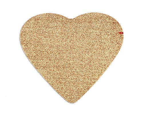 Keilbach Amore.Sand Fußmatte, Polyamidfasern mit PVC-Rücken, Sand, 78 cm x 78 cm, Höhe 0,9 cm von Keilbach