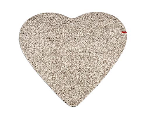 Keilbach Amore.warmgrey Fußmatte, Polyamidfasern mit PVC-Rücken, warmgrey, Maße 78 cm x 78 cm, Höhe 0,9 cm von Keilbach