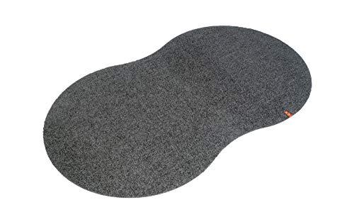 KEILBACH Due-punti.Darkgrey Fußmatte, Polyamidfasern mit PVC-Rücken, Darkgrey, one Size von KEILBACH