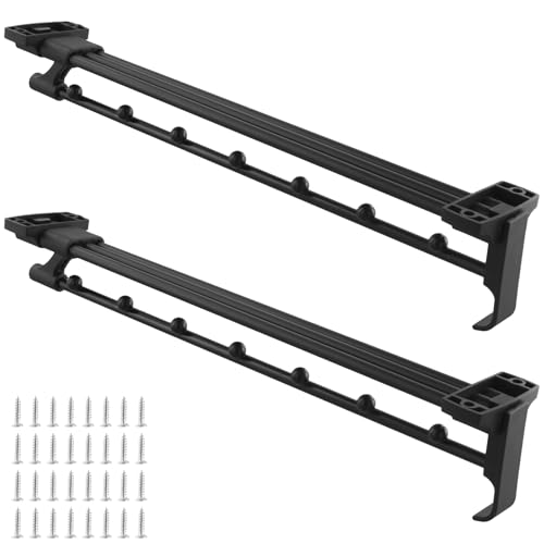 KEILEOHO 2 Stück Ausziehbare Kleiderstange 40 cm, Kleiderlüfter Ausziehbar Schwarz, Verstellbare Kleiderstange für Schrank, Organisieren Kleidung KEILEOHO 2 Stück Ausziehbare Kleiderstange 40 cm, Kleiderlüfter Ausziehbar Schwarz, Verstellbare Kleiderstange für Schrank, Organisieren Kleidung von KEILEOHO