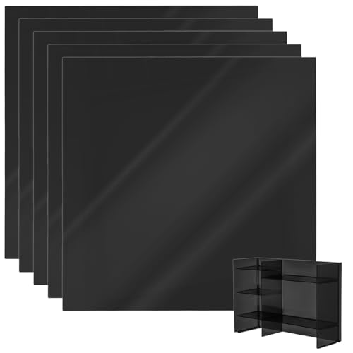 KEILEOHO 5 Stück Acrylplatte Schwarz 30 x 30 cm, Schwarze Kunststoffplatte Acrylglas 3 mm, Quadratisch Acrylscheibe Schwarz Acryl Platte für DIY Handwerk KEILEOHO 5 Stück Acrylplatte Schwarz 30 x 30 cm, Schwarze Kunststoffplatte Acrylglas 3 mm, Quadratisch Acrylscheibe Schwarz Acryl Platte für DIY Handwerk von KEILEOHO