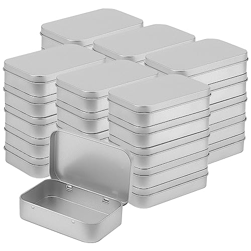 KEILEOHO 30 Stück rechteckige Aufbewahrungsdosen, 94 x 61 x 20 mm, Metall-Aufbewahrungsdosen mit Scharnierdeckel, Aufbewahrungsdosen für die Aufbewahrung KEILEOHO 30 Stück rechteckige Aufbewahrungsdosen, 94 x 61 x 20 mm, Metall-Aufbewahrungsdosen mit Scharnierdeckel, Aufbewahrungsdosen für die Aufbewahrung von KEILEOHO