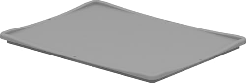 Euro-Norm Auflagedeckel, 300 x 400 mm, grau von KEINE MARKE