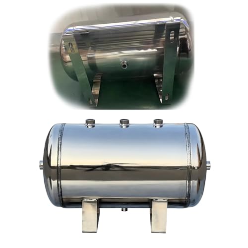 Edelstahl Luftspeicher Kompressor 5L-50L – Tragbar Oder Wandmontage for Werkstatt, Lackierung, Garage(20L/5.3Gal) von KEJIAWU