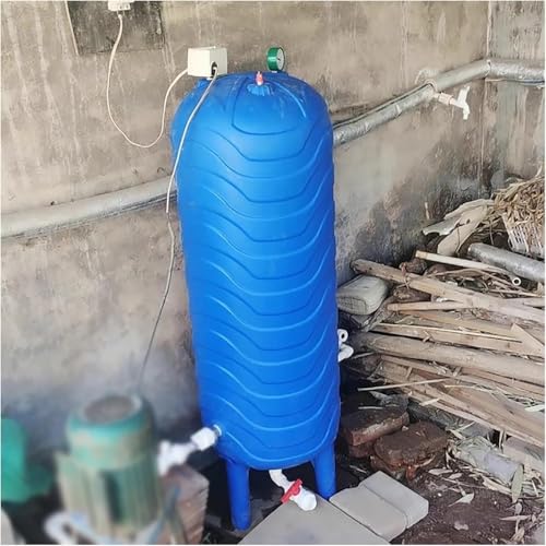Einfache Installation Druckkessel - Vormontierter Wasserspeicher mit Druckmessgerät, Schalter und Sicherheitsventil, 5 Größen for Wasserversorgungssysteme(15.8Gal/60L-H80cmxW35cm) von KEJIAWU