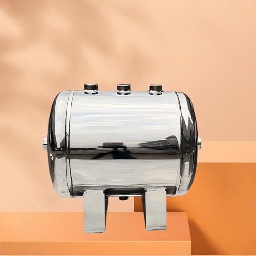 Tragbarer Luftspeichertank mit Montagesatz – 5 L Bis 50 L Druckluftbehälter aus Edelstahl 304, 1,25 MPa Druckbewertung for Werkstatt, Automobil(30L/7.9Gal) von KEJIAWU