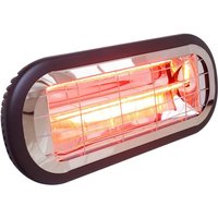 Elektrische Heizkörper Infrarot Kohlefaser 2000W für Innen- und Außenbereich Kekai Top Design 46x19x7,5 cm für Decke und Wand von KEKAI
