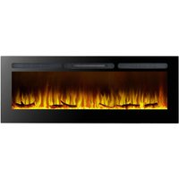 Elektro Wandkamin 2000W Kekai Arkansas 152,4x14x48 cm 5 Niveaus und Fernbedienung von KEKAI