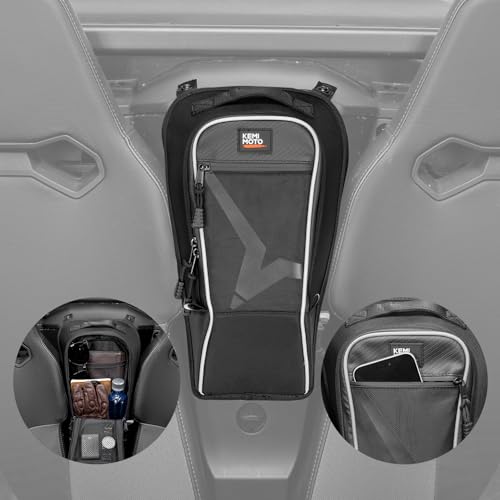 KEMIMOTO Aufbewahrungstasche in der Mitte, kompatibel mit CFMOTO ZForce 950 Sport & Trail/ZForce 800 Trail G2, 1680D wasserabweisende Reißverschlüsse, extra mehrere Fächer, 5 Liter von KEMIMOTO