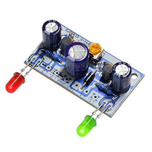 Kemo B003 Blinker / Wechselblinker Bausatz für 6 - 12 V/DC zum Anschluss von Glühlämpchen oder LEDs. Taktfrequenz einstellbar ca. 1 - 3 x pro Sekunde von KEMO