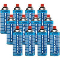 12 Patronen Gas Butan KEMPER fur Herd Camping Kanister Neu Laden Butan von KEMPER