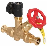 Sonderangebot Kemper Freistrom-Absperrventil DN15 mit Entleerung, SANHA 18 Press, Figur 1903601800 von KEMPER