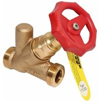 Weser Kombi Freistromventil Absperrventil DN25 1 1/4''AG f. aggress. Wasser o. Entl.1730G025 - Kemper von KEMPER