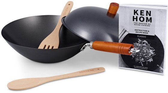 KEN HOM Wok Classic, Stahl (Set, 5-tlg) von KEN HOM