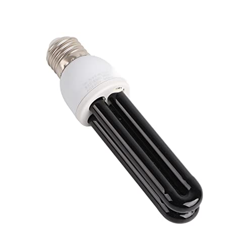 KENANLAN Aktinisches Licht 17 * 5 * 5 E27 UV-Ultraviolett-Fluoreszenz-Schwarzlicht CFL-Glühlampe Nachtclub Bar Keimtötende Lampe Schädlingsbekämpfungslicht (220v) von KENANLAN