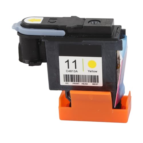 KENANLAN Drucker-Druckkopf, Gelbe Farbe, Langlebig, ABS, Farbecht, Rostfrei, Druckkopf HP Designjet 100 110 111 500 510 800 813 von KENANLAN