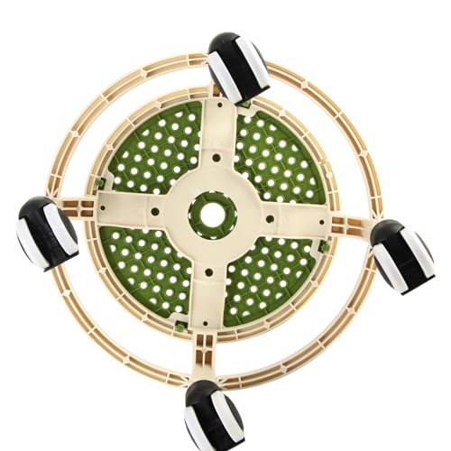 KENANLAN Rolling Niedriger Stuhl mit Universalrädern, Atmungsaktiven Materialien, Einzigartiges Design, Hoher Gewichtskapazität für Zuhause (Grün) von KENANLAN