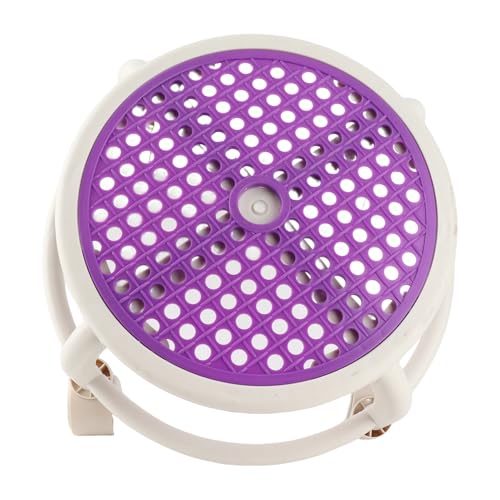 KENANLAN Rolling Niedriger Stuhl mit Universalrädern, Atmungsaktiven Materialien, Einzigartiges Design, Hoher Gewichtskapazität für Zuhause (Lila) von KENANLAN