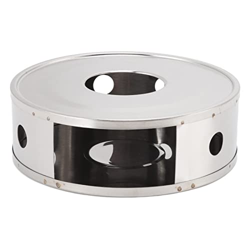 KENANLAN Tee -Set -Accessoires, Teekannenheizung, Edelstahlkerzenwärmer mit Hohlem Design für den Heimgebrauch (Kreisloch) von KENANLAN