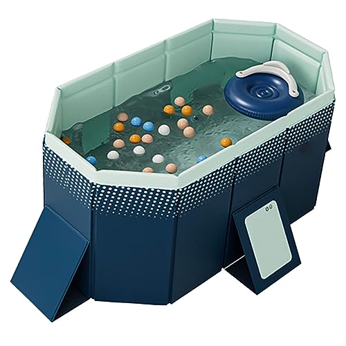 KENANLAN Tragbarer Zusammenklappbarer Pool Verdickter PVC Faltbarer Schwimmbad Tragbarer Kiddie Pool Tragbarer Pool für Haus, Garten Im Freien KENANLAN Tragbarer Zusammenklappbarer Pool Verdickter PVC Faltbarer Schwimmbad Tragbarer Kiddie Pool Tragbarer Pool für Haus, Garten Im Freien von KENANLAN