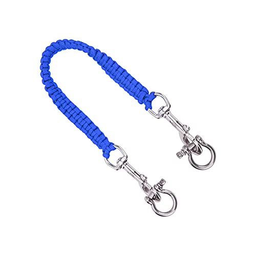 KENANLAN Unterwasserkamera -Gehäuse Tragen Sie Lanyard, Korrosion und Rostbeständigkeit, 360 ° Flexible Rotation, Tauchzubehör für Tauchgang (Blau) von KENANLAN
