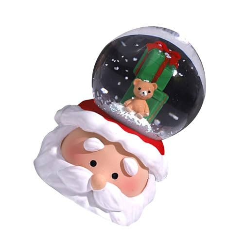 KENANLAN Water Globe Light Christmas Snow Globe Light Decor, Farbenfrohe Beleuchtung Home Decoration Nachtlicht, Verleihen Sie Ihrem Weihnachtsdekor für Familienfreunde Einen (Gegenwärtig) von KENANLAN