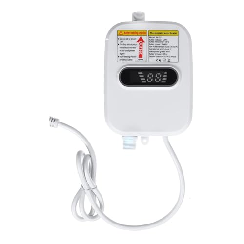 ApplianceTankless Warmwasserbereiter Wasserhahn Dusche Durchlauferhitzer ElectricTap Heizung Sofortiges Warmwasser For Küche Und Bad,Sicherheitsschutz von KENBT