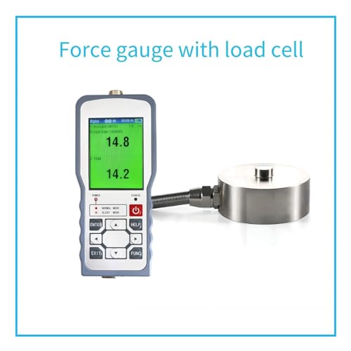 Dynamometer mit Wägezelle, Einpunkt-Membranbalg-Wägezellensensor und Kraftmessgerät, Testen Sie das Kompressionskraftgewicht,Gute Zähigkeit(0-5T Force Gauge) von KENBT