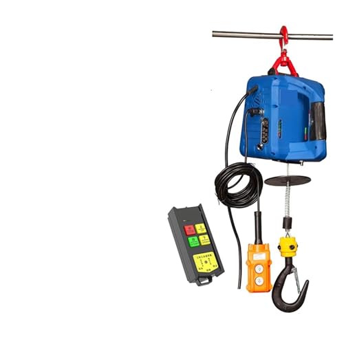 Elektrischer Miniatur-Hebekran for den Haushalt, kleiner Hebeheber, ferngesteuerter elektrischer Traktionsheber,Reduzierter Aufwand(Upgrade 100kg 25m) von KENBT