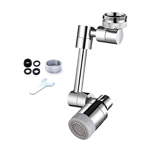KENBT 1080-Grad-Universalverlängerung Wasserhahn Waschbecken Wasserhahn Spritzbelüfter Spritzfilter Wasserhahn Wasserhahn Adapter Drehroboterarm Wasserhähne,für Zusätzliche Haltbarkeit(Dual Outlet) KENBT 1080-Grad-Universalverlängerung Wasserhahn Waschbecken Wasserhahn Spritzbelüfter Spritzfilter Wasserhahn Wasserhahn Adapter Drehroboterarm Wasserhähne,für Zusätzliche Haltbarkeit(Dual Outlet) von KENBT