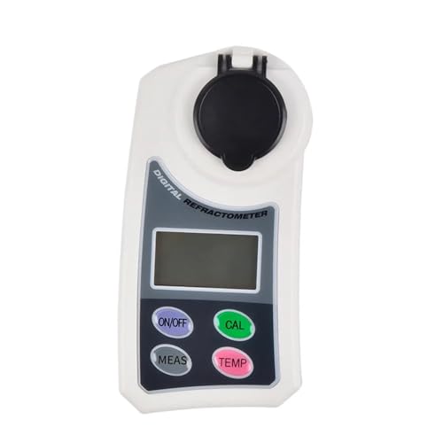 KENBT Digitales Refraktometer, Zuckergehalt 0~55% Brix-Meter for Obst, Gemüse, Lebensmittelverarbeitung, Bier,Solide Und Leicht(Accuracy ±0.5) von KENBT