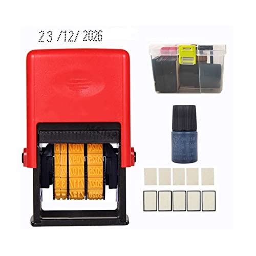 KENBT Handheld Mini Bottle Metal Can Food Plastic Bag Date Stamp Black Quick-Drying Ink Seal Stamping Date Printer Dot Matrix Font,Starke Haftung von KENBT