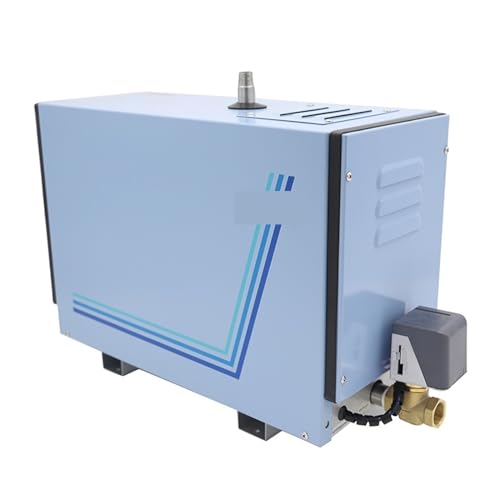 KENBT Überlegener selbstentleerender 9-kW-Saunabad-Dampfgarer for die SPA-Dusche zu Hause mit Wasserdichten programmierbaren Steuerungen, Dampfbadgenerator,Sicherheitsmerkmale von KENBT