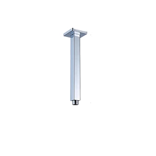KENBT Wand- und Deckenmontage-Duscharm aus Edelstahl, verchromtes Badezimmer-Duschzubehör for Regenduschkopf,für Zusätzliche Haltbarkeit(H-20CM) von KENBT