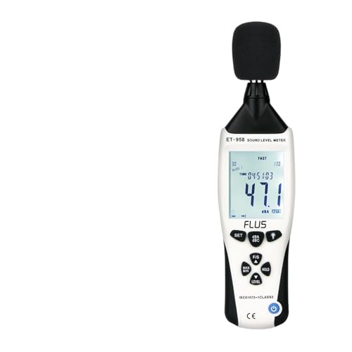 Schallpelmesser Datalogr Digitaler professioneller Schallpelmesser räuschpel 30-130 dB Dezibelmessrät,Stabile Überwachung Schallpelmesser Datalogr Digitaler professioneller Schallpelmesser räuschpel 30-130 dB Dezibelmessrät,Stabile Überwachung von KENBT