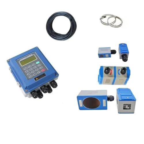 TUF-2000B TS-2 TM-1 TL-1 Ultraschall-Wasserdurchflussmesser Zur Wandmontage IP67 BTU-Meter Flüssigkeitsdurchflussgeschwindigkeitstester 15-6000 Mm,Genaue Messungen(TUF-2000B Full) von KENBT