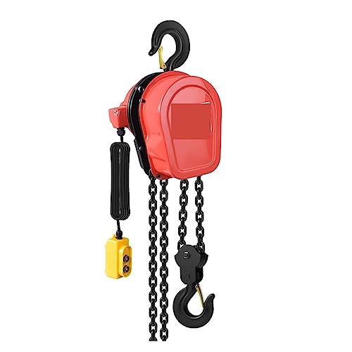 Tragbares manuelles Heben, elektrischer Kettenzug, 1 Tonne, elektrischer Rückwärtskettenzug, Haushaltsaufzug, effizient und arbeitssparend,Reduzierter Aufwand(C) von KENBT