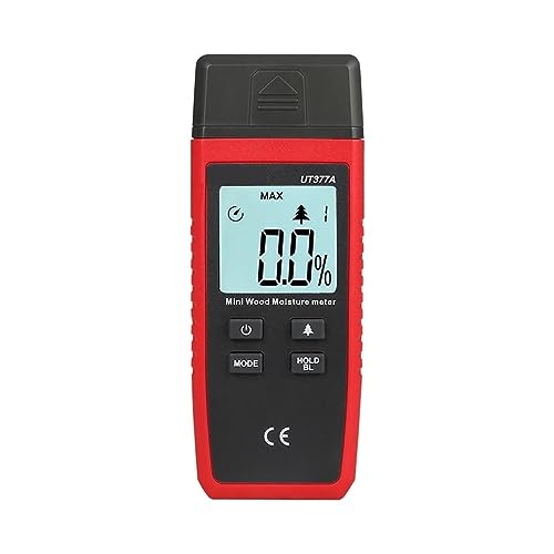 UT377A Digitales Holzfeuchtemessgerät Hygrometer Luftfeuchtigkeitstester for Papier Sperrholz Holzmaterialien LCD-Hintergrundbeleuchtung, Zuverlässig und schnell UT377A Digitales Holzfeuchtemessgerät Hygrometer Luftfeuchtigkeitstester for Papier Sperrholz Holzmaterialien LCD-Hintergrundbeleuchtung, Zuverlässig und schnell von KENBT
