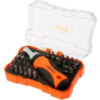 Stubby 27-teiliger Ratschenschraubendrehersatz Stubby 27-teiliger Ratschenschraubendrehersatz von KENDO