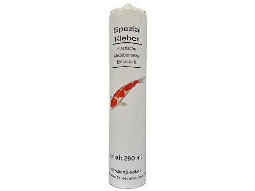 KENJI KOI Spezial Kleber 290 ml Kartusche Extrem starker Universalkleber - Lösungsmittel- & Silikonfrei | Unterwasserkleber | Teichkleber - Teichbau von KENJI KOI