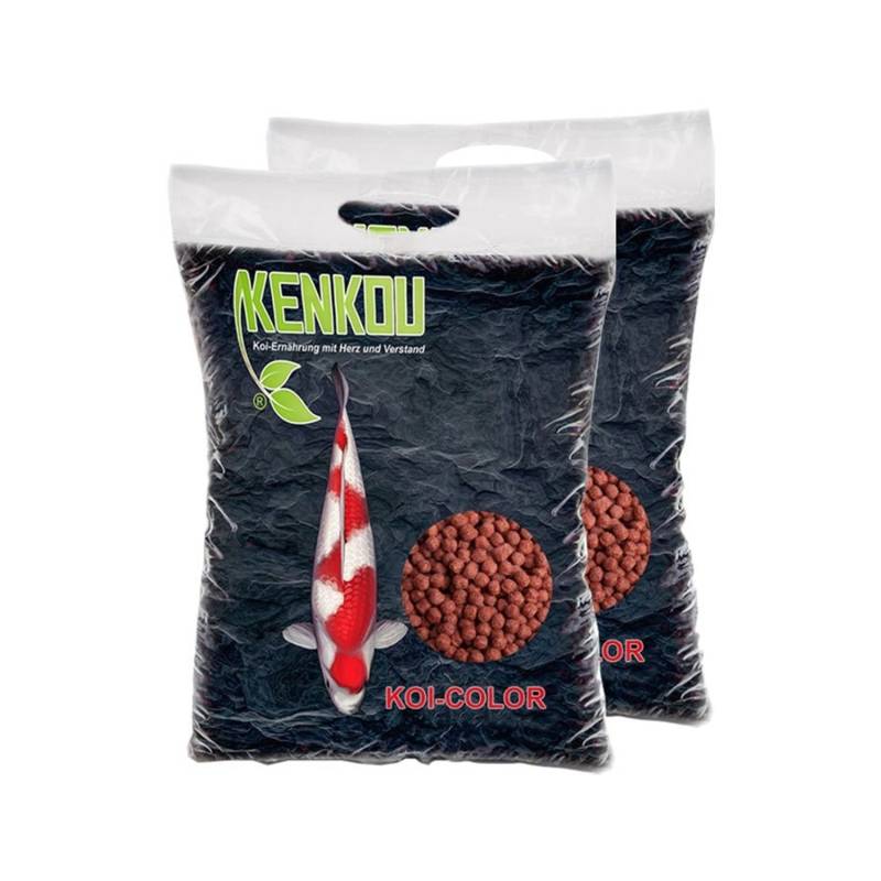 Kenkou Fischfutter Koi Color 6 mm 10 kg von KENKOU