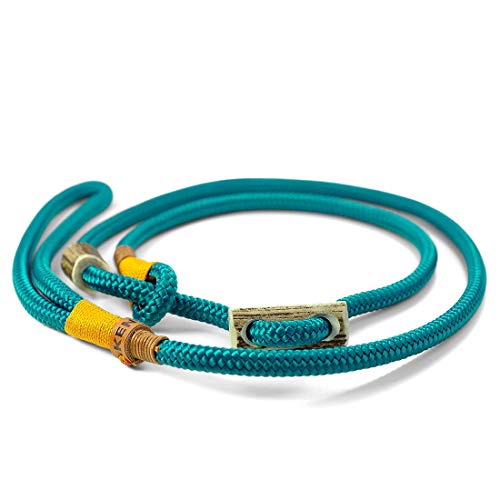 Retriever-Leine/Moxonleine Elegant-Style | handgefertigte Hundeleine aus Tau mit Halsbandfunktion & Horn-Stopper | 8mm – besonders leicht & handlich | Training, Alltag & Spaziergang Retriever-Leine/Moxonleine Elegant-Style | handgefertigte Hundeleine aus Tau mit Halsbandfunktion & Horn-Stopper | 8mm – besonders leicht & handlich | Training, Alltag & Spaziergang von KENSONS for dogs