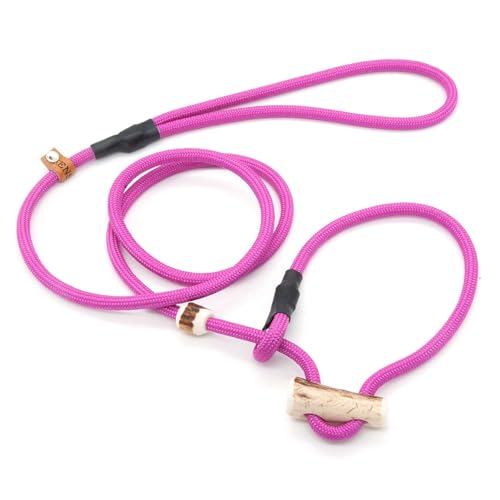 Retrieverleine 6 mm | Magenta | Moxon-Leine mit hochwertigem Horn-Zugstopp | robuste, wetterfeste Hundeleine aus Tau mit integrierter Halsung - 200 cm Retrieverleine 6 mm | Magenta | Moxon-Leine mit hochwertigem Horn-Zugstopp | robuste, wetterfeste Hundeleine aus Tau mit integrierter Halsung - 200 cm von KENSONS for dogs