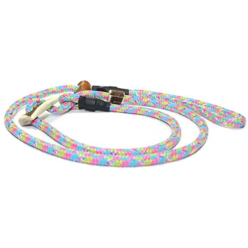Retrieverleine 8 mm | Bubble Gum | Moxon-Leine mit hochwertigem Horn-Zugstopp | robuste, wetterfeste Hundeleine aus Tau mit integrierter Halsung - 230 cm Retrieverleine 8 mm | Bubble Gum | Moxon-Leine mit hochwertigem Horn-Zugstopp | robuste, wetterfeste Hundeleine aus Tau mit integrierter Halsung - 230 cm von KENSONS for dogs